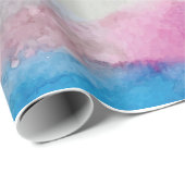 Farbenfrohe Abstrakte Kunstmalerei Geschenkpapier (Rolleneckpunkt)