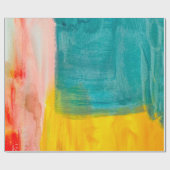 Farbenfrohe Abstrakte Kunstmalerei Hintergrund. Mo Geschenkpapier (Flach)