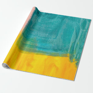 Farbenfrohe Abstrakte Kunstmalerei Hintergrund. Mo Geschenkpapier