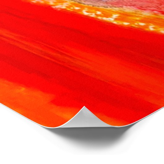 Farbenfrohe Abstrakte Kunstmalerei Hintergrund. Mo Poster (Ecke)