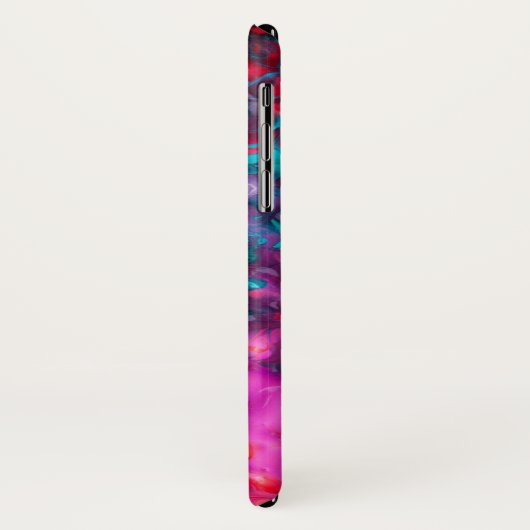 Farbenfrohe abstrakte Kunstpalette wirbeln Case-Mate iPhone Hülle (Hinten/Links)