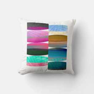 farbenfrohe abstrakte Kunstwerfer Kissen