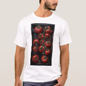 Farbenfrohe Abstrakte Kunstwerke - Tomaten in eine T-Shirt (Vorderseite)