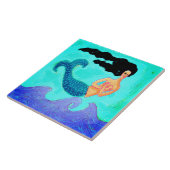 Farbenfrohe Abstrakte Maid-Malerei Fliese (Seite)