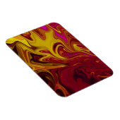 Farbenfrohe abstrakte Malerei Magnet (Rechte Seite)