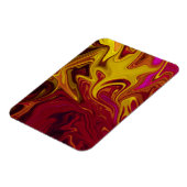 Farbenfrohe abstrakte Malerei Magnet (Linke Seite)