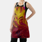 Farbenfrohe abstrakte Malerei Schürze (InSitu)