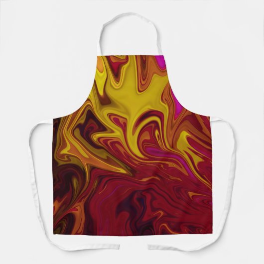 Farbenfrohe abstrakte Malerei Schürze (Vorderseite)