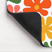 Farbenfrohe abstrakte Matisse-Blumen-Retro-Kunst Mousepad (Ecke)