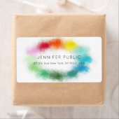 Farbenfrohe Abstrakte Moderne Elegante Einfache Vo (Insitu)