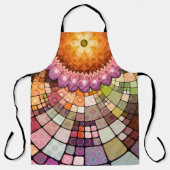 Farbenfrohe Abstrakte Mosaik-Design-Schürze Schürze (Vorderseite)