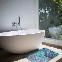 Farbenfrohe Abstrakte Mosaikmedaille oder Drachens