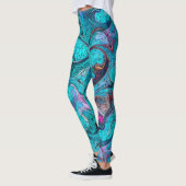 Farbenfrohe Abstrakte Mosaikmedaille oder Drachens Leggings (Links)