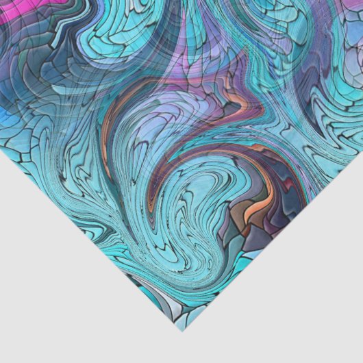 Farbenfrohe Abstrakte Mosaikmedaille oder Drachens Seidenpapier (Detail)