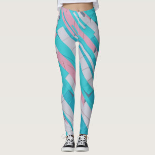 Farbenfrohe Abstrakte Muster - All-Over-Print-Legg Leggings