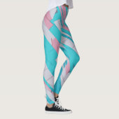 Farbenfrohe Abstrakte Muster - All-Over-Print-Legg Leggings (Rechts)