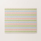 Farbenfrohe Abstrakte Muster aus mehrfarbigen Stre Puzzle (Horizontal)