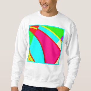 Farbenfrohe Abstrakte Muster Kunst, Kultur Sweatshirt