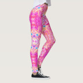 Farbenfrohe Abstrakte Muster Leggings (Rechts)