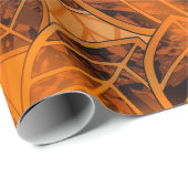 Farbenfrohe abstrakte Muster modern, abstrakt, kun Geschenkpapier (Rolleneckpunkt)