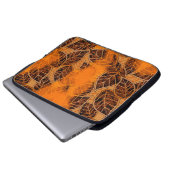 Farbenfrohe abstrakte Muster modern, abstrakt, kun Laptopschutzhülle (Vorne Knopf)