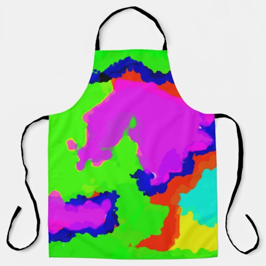 Farbenfrohe Abstrakte Mustermalerei 2020 Schürze (Vorderseite)