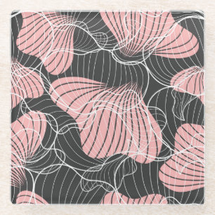 Farbenfrohe abstrakte, nahtlose künstlerische Must Glasuntersetzer