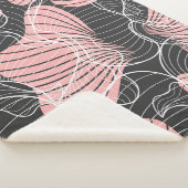 Farbenfrohe abstrakte, nahtlose künstlerische Must Sherpadecke (3/4)