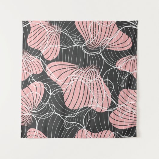 Farbenfrohe abstrakte, nahtlose künstlerische Must Wandteppich (Vorderseite)