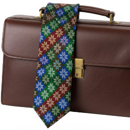 Farbenfrohe Abstrakte Poinsettia Blume, Urlaub Krawatte