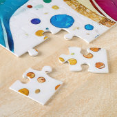 Farbenfrohe Abstrakte Puzzle-Design Puzzle (Seite)