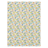 Farbenfrohe Abstrakte Quadrate Dreiecke Mitte Jahr Tischdecke (Vorderseite)