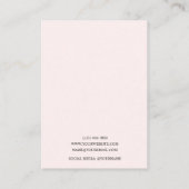 Farbenfrohe Abstrakte Regenbogenschmuck Visitenkarte (Rückseite)