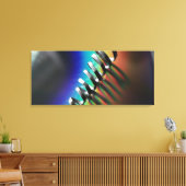 farbenfrohe abstrakte Regenbogenspirale Makrofotog Leinwanddruck (Insitu (Wohnzimmer))