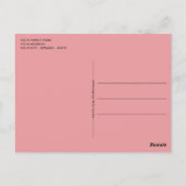 Farbenfrohe Abstrakte Schneeflocken Happy Holidays Postkarte (Rückseite)