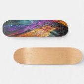 Farbenfrohe Abstrakte Skateboard (Horizontal)