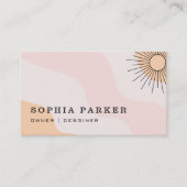 Farbenfrohe Abstrakte Sonnenbrille Visitenkarte (Vorderseite)