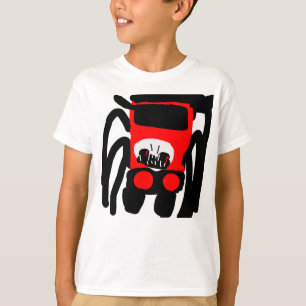 farbenfrohe abstrakte Spinne T-Shirt