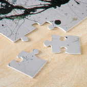 Farbenfrohe Abstrakte Spritzer Gemälde Jigsaw Puzz Puzzle (Seite)