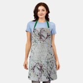 Farbenfrohe Abstrakte Spritzer Malerei Schürze (Getragen)