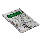 Farbenfrohe Abstrakte Spritzer Malerei Spirale Notizblock (Rechte Seite)