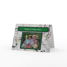 Farbenfrohe abstrakte Spritzer zum Geburtstag oder