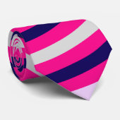 Farbenfrohe Abstrakte Streifenmuster Krawatte (Gerollt)