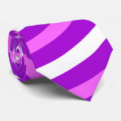 Farbenfrohe Abstrakte Streifenmuster Krawatte (Gerollt)
