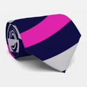 Farbenfrohe Abstrakte Streifenmuster Krawatte (Gerollt)