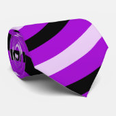 Farbenfrohe Abstrakte Streifenmuster Krawatte (Gerollt)