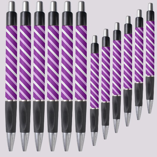 Farbenfrohe Abstrakte Streifenmuster Kugelschreiber