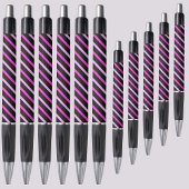 Farbenfrohe Abstrakte Streifenmuster Kugelschreiber