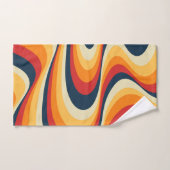 Farbenfrohe abstrakte Swirbelkonstruktion Badhandtuch Set (Handtuch)