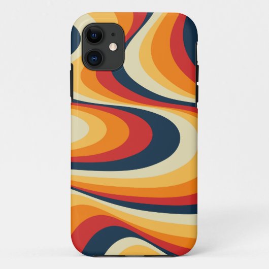 Farbenfrohe abstrakte Swirbelkonstruktion Case-Mate iPhone Hülle (Rückseite)